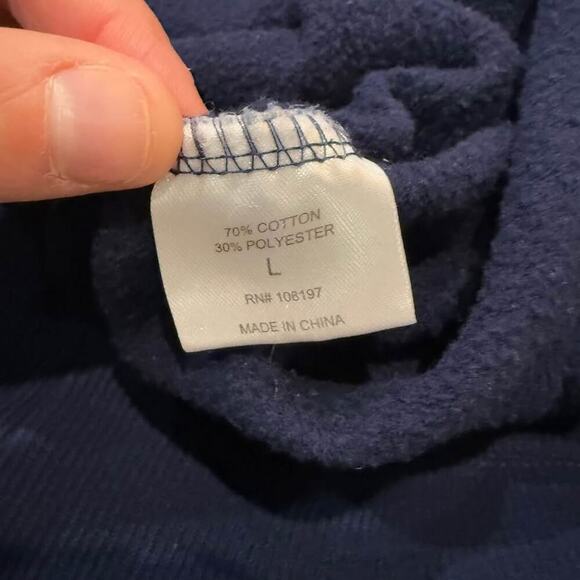 Vintage NFL Pro Line Chargers Hoodie Sweatshirt Blue Mens Size Large Heavyweight - Picture 5 of 8